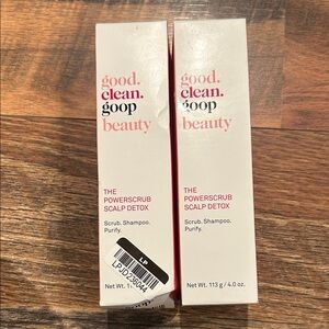 Good clean goop beauty Powerscrub Scalp Detox. Set of 2